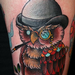 Tattoos - Dapper Owl Tattoo - 57327